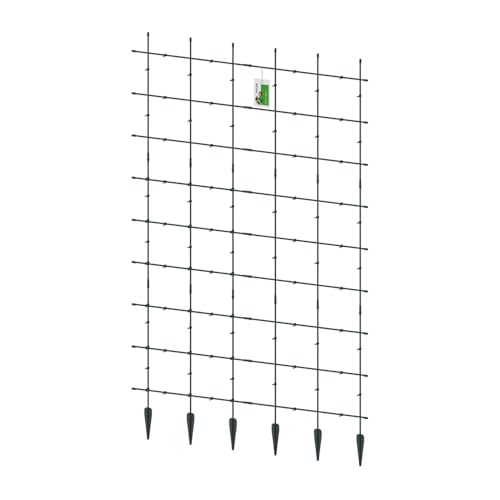 Pflanzenstütze Rankgitter Rankhilfe XXL – Modular Robuste Kunststoffstütze für Kletterpflanzen Pflanzstab Blumen und Gemüse, Ideal für Garten, Balkon und Innenbereich, Wetterfest & Langlebig