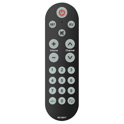 Riry Universalfernbedienung unktioniert mit den meisten TV-Marken,Mit großen Tasten ist es einfach zu bedienen und auch für ältere Menschen leicht zu bedienen.