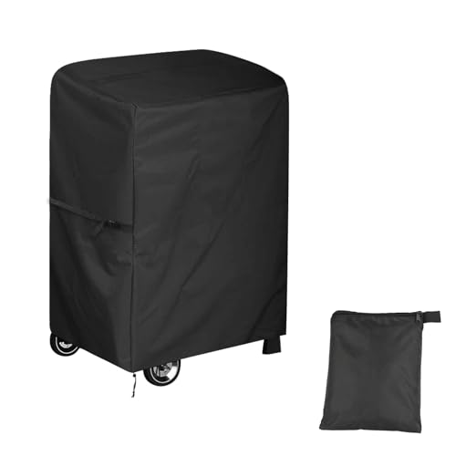 Newbob Grillabdeckung Wetterfest, Universal Grill Abdeckhaube Wasserdicht Gas Grill Abdeckung für den Außenbereich Grill Zubehör, 420D Oxford Robust Grill Abdeckplane(80x66x110cm)