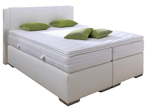 AUKONA Boxspringbett Marlene 160x200, Farbe wählen und ändern, 7 Zonen Taschenfederkern-Matratze, H2 H3 H4, Komfortschaum-Topper, Lieferung und Aufbau kostenlos