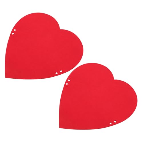 Garneck Jubiläumsstuhl Mit Herz-rückenlehne Festlicher Esszimmerstuhl Zum Valentinstag Rot