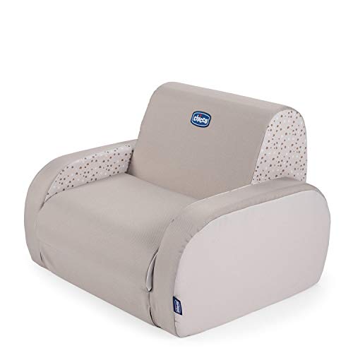 Chicco Twist Kindersessel Umwandelbar in Chaise Longue und Sofa, Kindersessel mit 3 Konfigurationen, Bequem und Leicht, Umwandelbar mit 1 Handgriff - für Kinder ab 12 Monaten