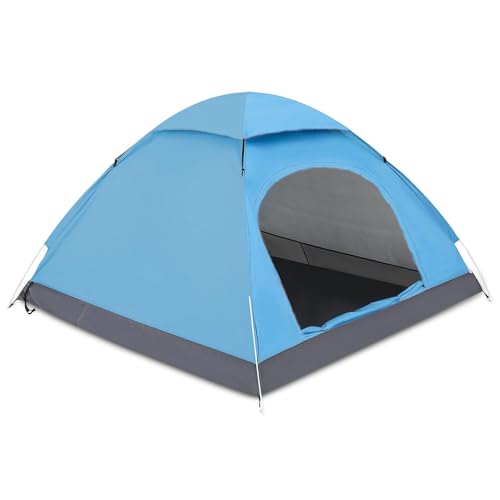 Pop Up Zelt 2 Personen, Automatisches Wurfzelt 2 Personen Wasserdicht, Ultraleicht Camping Zelt, Winddicht Campingzelt