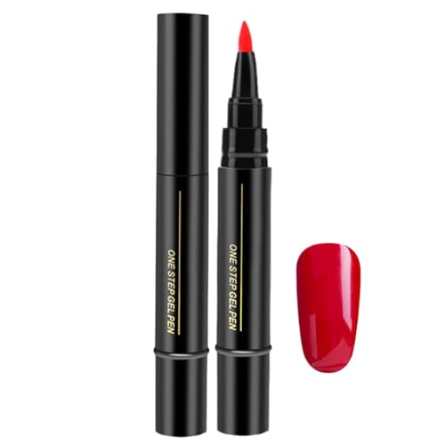 Nagellackstifte, 12 Farben 5 ml Nagelkunst Pen Nagelkunstpolitur, Schnelltrocknender Nagellack Gel Stift, Nagelgel Malstift Nagelfärbestift für Mädchen, Freunde, Frauen