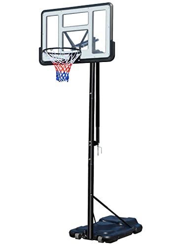 ProSport Basketballkorb Premium - Basketballkorb Outdoor 305 cm - Basketballkorb höhenverstellbar 2,3-3,05m - Basketballkorb Kinder und Erwachsene - befüllbare Basketballkorb ständer – Basketball Hoop