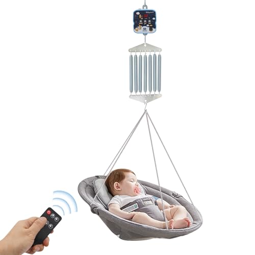 MINRS Electric Federwiege Baby Wippe Steuerung Elektrisch Motor Federwiege Babyschaukel Controller mit Timer Hängende Babywippe Controller für die Baby Federwiege und Baby Hängematte with Remote 19KG