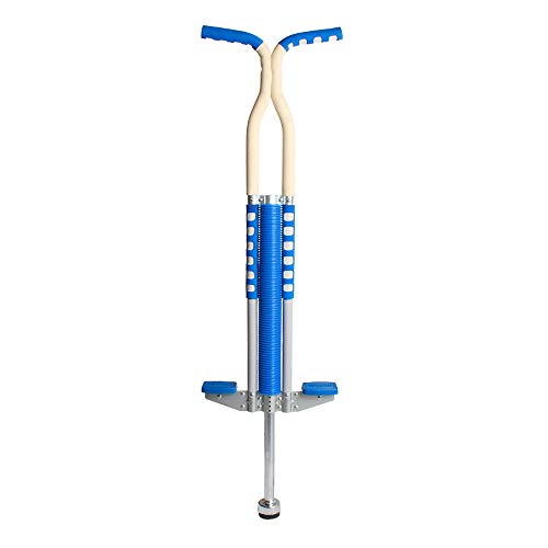 Pogo Stick für Erwachsene Kinder im Alter von 9 Feeder Grip Anti-Rutsch-Griff Sticks Outdoorspielzeug für Jungen Mädchen für Anfänger (Schwarz)