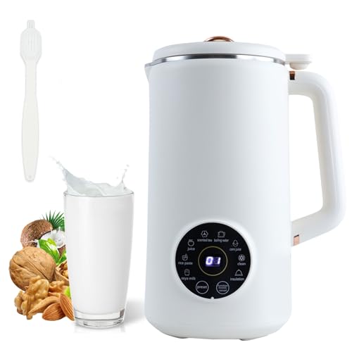 Sojamilch Hersteller,1000ml Entsafter Sojamilch Maschine mit Edelstahl und Klingen, Nuss und Sojamilchbereiter, Veggie Drink Maker,Hafermilch Maschine,Pflanzenmilch Bereiter