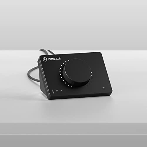 Elgato XLR-Interface Set – Audioschnittstelle, mit XLR-Kabel, kostenloses digitales Mixing-Softwarepaket für Podcasting, Streaming und Aufnahme, USB-Verbindung, nutze dein dynamisches Mikro, PC/Mac