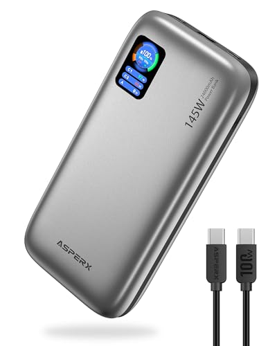 AsperX Power Bank 100W (silberfarben)