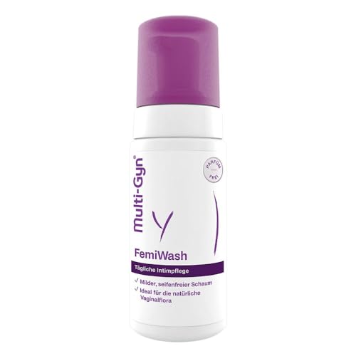 Multi-Gyn FemiWash - Intimwaschlotion zur täglichen Intimpflege für Frauen - Erhaltung einer gesunden Intimflora - Seifenfreier Mikroschaum - ca. 120 Anwendungen - 100ml