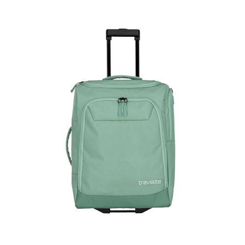 Travelite Trolley Reisetasche mit Rollen klein, Kick Off, praktischer Boardcase Handgepäck Trolley für Urlaub und Sport, 55 cm, 44 Liter