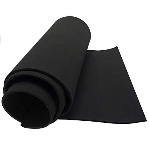 Neopren Zuschnitt zum Abdichten & Dämmen, 30 cm lang, 137 cm lang, 4,8mm dick, Neopren Stoff wasserdicht - Made in USA