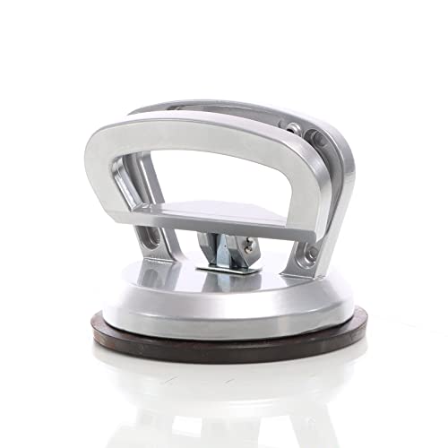 XPOtool Aluminium Saugheber mit 45 kg Tragkraft & 118 mm Saugnapf, Vakuumsauger für Glas, Fliesen und weitere Materialien, mit Kipphebel