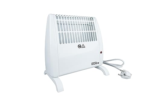 Güde Frostwächter GFW 520 (450-520 W Heizleistung, 10 m³ max. Raumheizvermögen, stufenlos regulierbarer Thermostat, Frostschutzfunktion, Überhitzungsschutz, große Standfüße, lautlose Konvektionswärme)