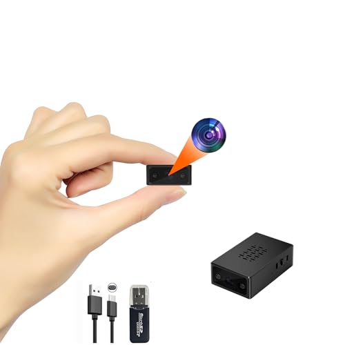 STWTVT Mini-Heim überwachungskamera – HD 1080P-Niñera-/Bürokamera Kein WiFi – Sicherheitskamera mit Bewegungserkennung, Gravitationssensor und Nachtsichtfunktion.