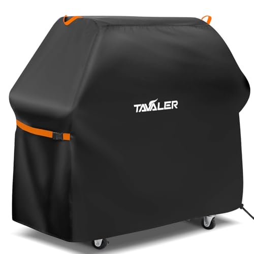 Tavaler Grillabdeckung Wetterfest-140x65x120 cm Grill Abdeckhaube 420D Oxford-Stoff Grillhaube Gasgrill Abdeckung Grill Schutzhülle für Weber, Enders, Char Broil Serie