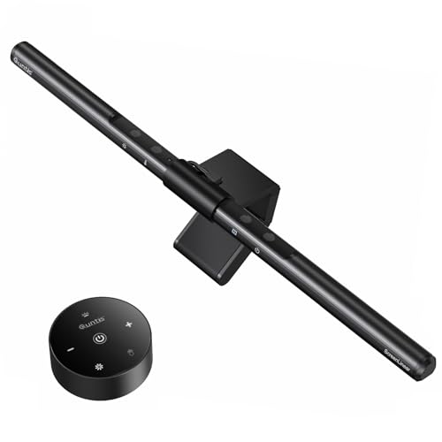 Quntis Monitor Lampe 40cm Monitor Light Bar mit Touch Control & Fernbedienung, USB Bildschirmlampe mit Auto-Dimmen & einstellbarer Farbtemperatur, Schreibtischlampe Lichtleiste für Computer PC Büro