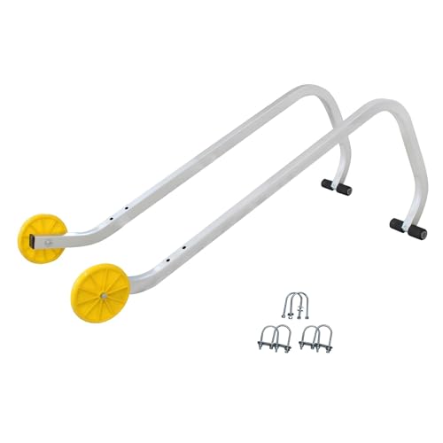 Todeco - Leiter-Dachhaken, Universal-Dachhaken für Leiter - Maximale Belastbarkeit: 150 kg - Material: Stahl - 0,93 Meter, EN 131
