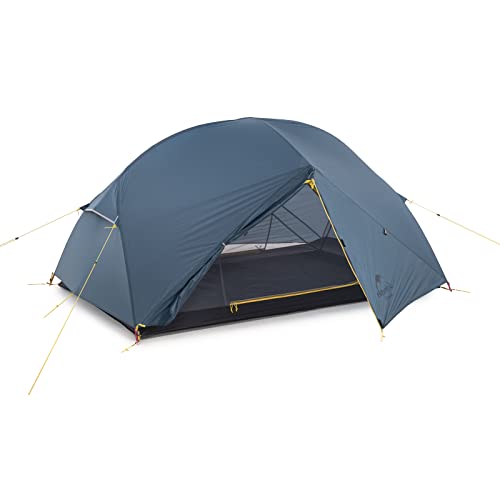 Naturehike Mongar Ultraleichte 2 Personen Zelt 20D Silikon Doppelten Camping Zelt (Blau)