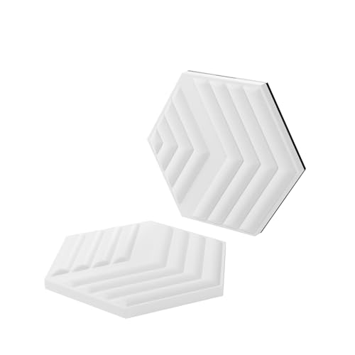 Elgato Wave Panels Starter Set (Weiss) - Schalldämmende Module, Dual-Density-Schaumstoff, einzigartige EasyClick-Rahmen, modularer Aufbau, einfaches Anbringen und Entfernen