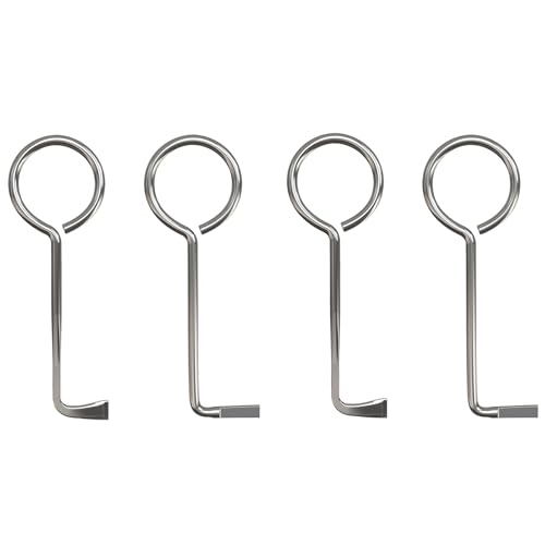 4 Stück Profi Dietrich Set, Profi Buntbartschlüssel Universal, Öffnet Nahezu Jede Tür, Öffnungs Werkzeug Aus Edelstahlmaterial, Schlüsseldienst Türöffner Schlüssel Für Bunt-Bart-Schloss Öffner