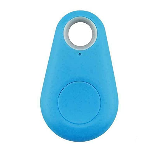 Riloer Mini Smart Bluetooth 4.0 GPS-Tracker-Finder, geeignet für Auto-Babyschlüssel-Haustierortungsalarm, 1x Blau