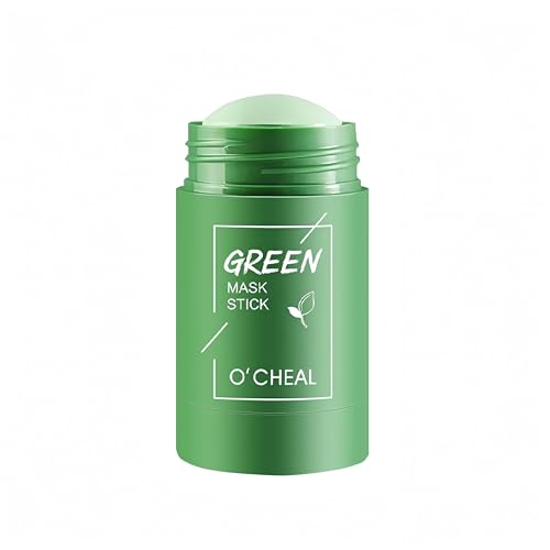 Green Tea Mask Stick - Grüne Tee Maske für Tiefenreinigung, Porenverfeinerung und Feuchtigkeitsbalance, Entfernt Mitesser, Für Alle Hauttypen