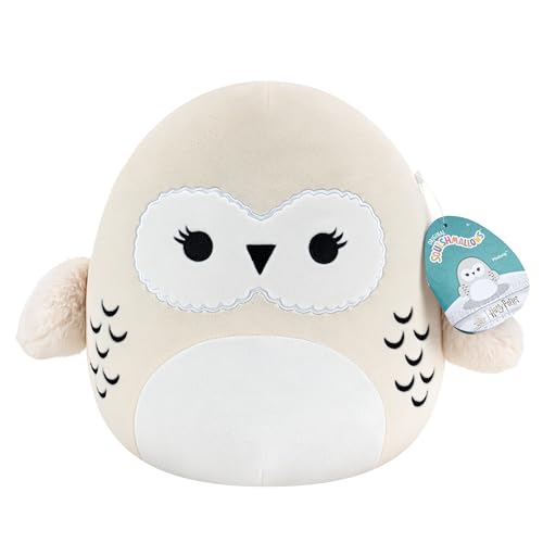 Squishmallows SQWB00099 - Harry Potter Hedwig 25 cm, offizielles Jazwares Plüsch, superweiches Kuscheltier