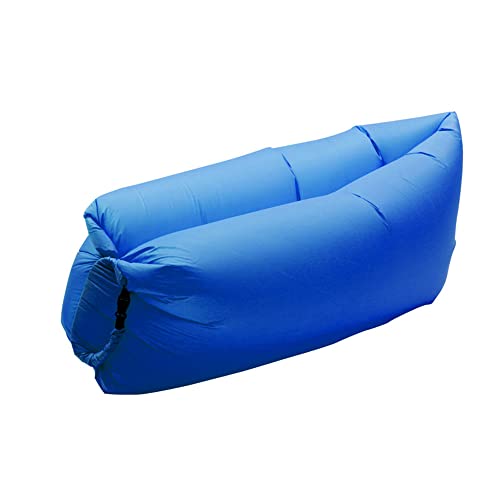 Surwin Wasserdichtes Aufblasbares Sofa,Tragbares Luft Sofa Aufblasbare, Air Lounger, Luftsofa Luftsack Für Outdoor, Strand, Party,Reisen,Gadgets (Königsblau,200x70cm)