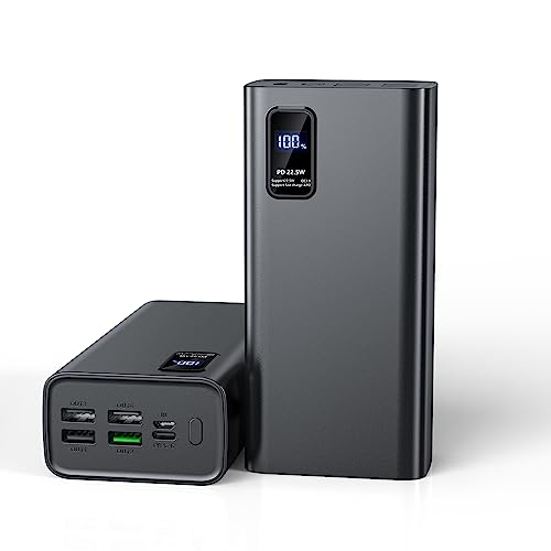 Power Bank 50000 mah Externer Handyakku USB-C Typ-C Port PD20W QC3.0 22.5W Schnell Aufladende Powerbank Reisebegleiter Kompatibel mit iPhone,iPad und mehr