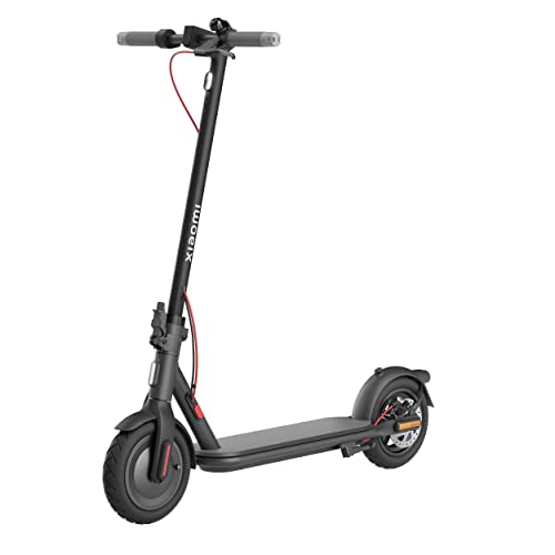 Xiaomi Electric Scooter 4 (DE) Faltbarer E-Scooter aus Luftfahrtaluminium mit Straßenzulassung und Appanbindung (max. 20km/h, Lange Reichweite, breite Luftreifen, duales Bremssystem, LED-Display)