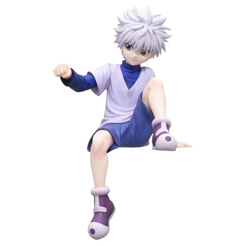 PYTRARTY Killua Zaoldyeck Figuren,Figures,Actionfiguren,Killua Zaoldyeck Anime Figur 12cm,Action Figures,PVC Cartoon Figuren，Desktop Ornamente Sammelobjekte Geschenke.