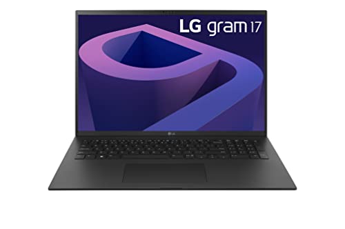 2022 LG Gram 17 Zoll Ultralight Notebook - 1,350g Intel Core i7 Laptop (16GB RAM, 1TB SSD, 17,5h Akkulaufzeit, 16:10 Entspiegeltes IPS-Display, Thunderbolt 4, Win 11 Home, Mirametrix) - Schwarz
