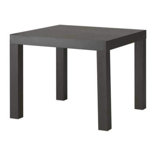 Ikea LACK Beistelltisch, 55x55 cm [schwarz-braun]