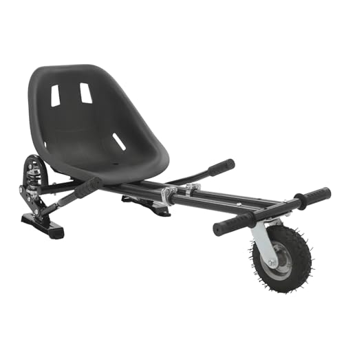 Hoverboard Sitz Verstellbarer für Self-Balance Scooter mit Frontreifen für 6.5'-10' Hoverboards, Universal Gokart-Zubehör & Nachrüst-Set für Kinder und Erwachsene