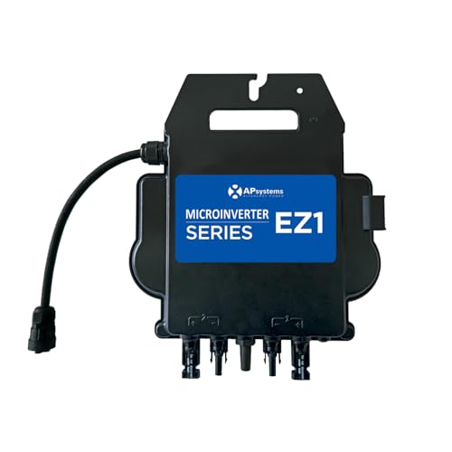 APsystems EZ1-M 800W Mikrowechselrichter mit WLAN & Bluetooth auf 600Watt gedrosselt, PV VDE Zertifiziert, Plug & Play Wechselrichter ideal für Balkonkraftwerk