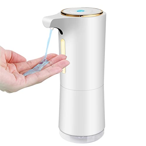 2022 Neueste Automatischer Seifenspender, Dalugo 300ml Berührungslos Elektrischer Desinfektionsspender mit USB Wiederaufladbar, IPX4 Wasserdicht Elektrischer Seifenspender Für Küchen Und Badezimmer
