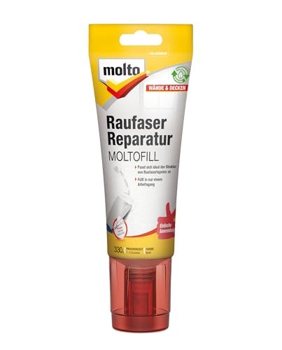 Molto Raufaser Reparatur Moltofill, Fertigspachtel, weiß, 330g