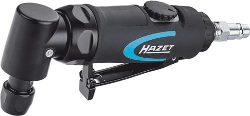 HAZET Stabschleifer 9032N-5 I abgewinkelte Ausführung für stufenlose Drehzahl-Regulierung, 12,91 mm (1/4″) Innengewinde, inkl. Kupplungsstecker I handliches Gerät zum Schleifen