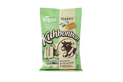 Kuhbonbon Vegan Caramel - Weichkaramellen mit Bio Kokosmilch und Kakaobutter - 165g