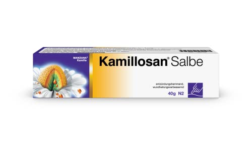 Kamillosan Salbe: Wund und Heilsalbe bei Entzündungen der Haut und Schleimhaut, gegen Juckreiz, Hämorrhoiden, Ekzem, 40 g