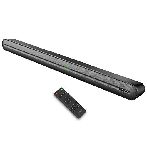 Heymell 150W Bluetooth Soundbar für TV Geräte ohne Subwoofer, Klare Stimme Kein Rauschen 6X Surround-Sound Lautsprecher Fernseher，HDMI eARC Optischer Aux Wandhalterung.