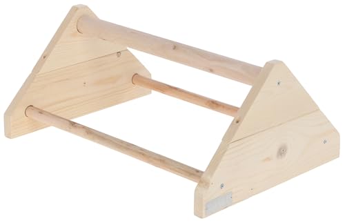 Kerbl Hobbyfarming Sitzstange für Hühner 56 x 40 x 25cm, Holz