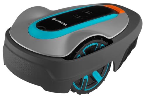 Gardena Mähroboter Sileno City (15010-20), Türkis, Orange, Schwarz, Grau, Bis zu 600 m²