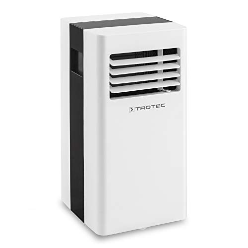 TROTEC PAC 2100 X mobile Klimaanlage 3-in-1 Kühlung, Ventilation, Entfeuchtung Monoblock-Klimagerät 2 kW 7.000 BTU/h für Raumgrößen bis 26 m² und 65 m³ 2 Ventilationsstufen