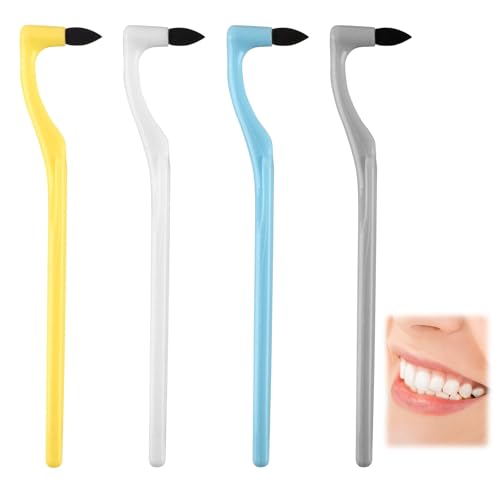 4 PCS Zahnsteinentferner, Zahnbürste Stain Remover, Zahnpolierer, Dental Zahnsteinentferner Set, Professionelles Zahnpflege Kit für Zuhause, und Verfärbungsreinigung, Mischfarben