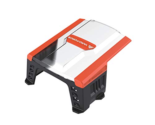 Yard Force AR SH01 Mähroboter-Garage-für EasyMow, Compact, NX Modelle Mähroboter zum Schutz vor Regen und Sonne, mit Stabiler Konstruktion, schwarz/orange