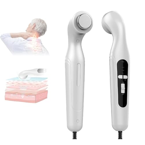 Ultraschall-TherapiegeräT Tragbar: 3 Stufen, 4cm² FläChe, 5/10/15 Min Timer - Schmerzlinderung FüR Muskeln, RüCken, Schultern & Gelenke – Portables MassagegeräT FüR KöRpertherapie