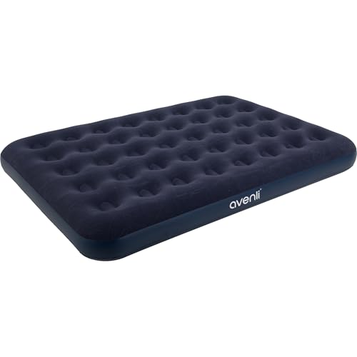AVENLI Aufblasbares Luftbett 191 x 137 x 22 cm – Komfortable Campingmatratze für Zwei Personen Leichtes und Robustes Gästebett für Reisen, Outdoor und Zuhause Ergonomisch, Langlebig und Platzsparend